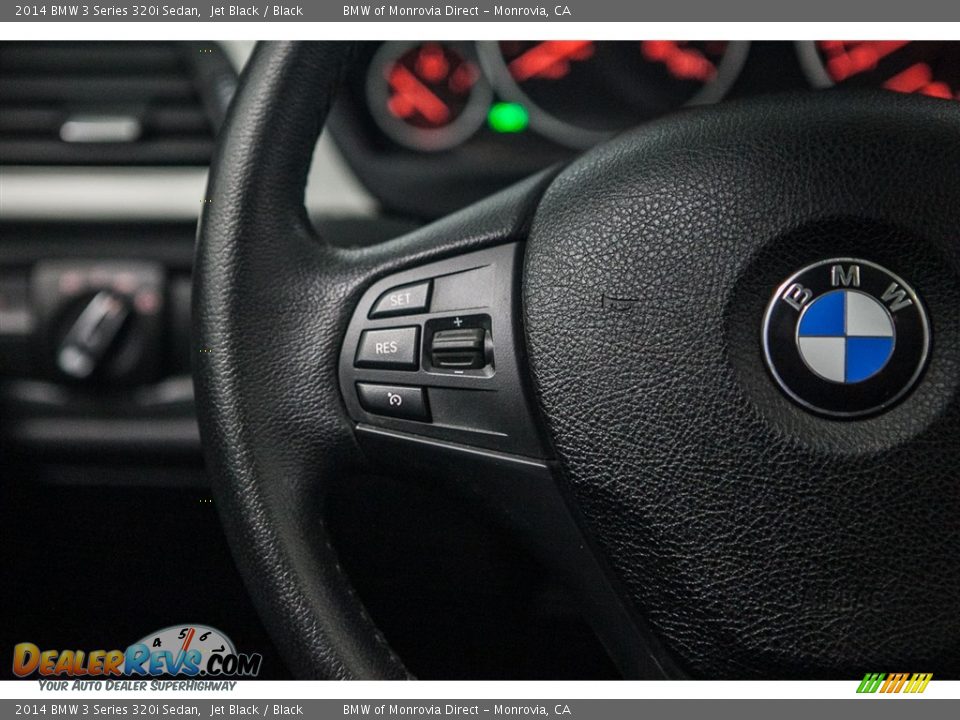 2014 BMW 3 Series 320i Sedan Jet Black / Black Photo #17