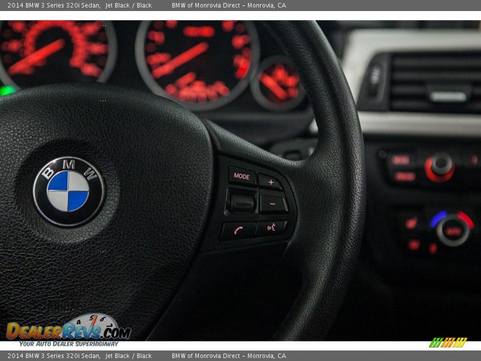 2014 BMW 3 Series 320i Sedan Jet Black / Black Photo #18