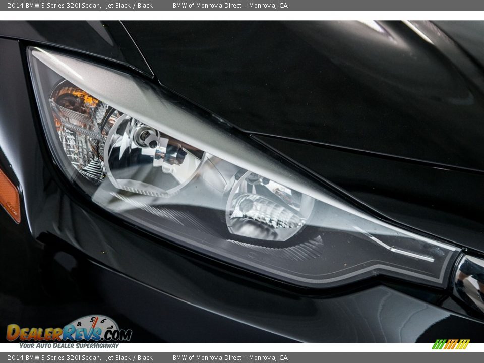 2014 BMW 3 Series 320i Sedan Jet Black / Black Photo #27