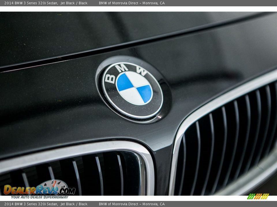 2014 BMW 3 Series 320i Sedan Jet Black / Black Photo #28