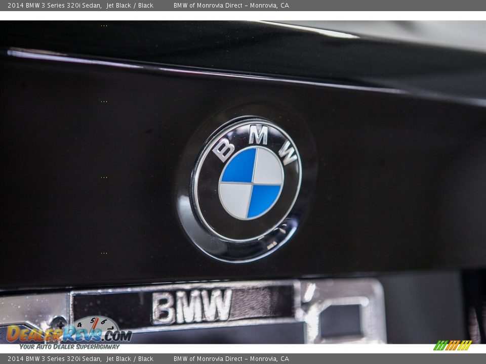 2014 BMW 3 Series 320i Sedan Jet Black / Black Photo #30