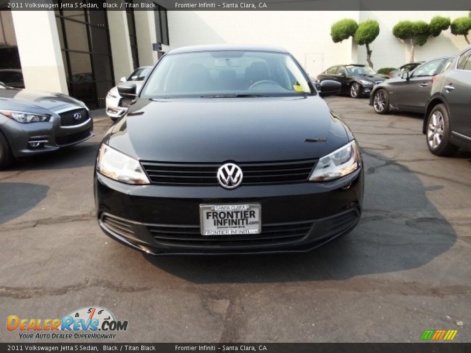 2011 Volkswagen Jetta S Sedan Black / Titan Black Photo #5