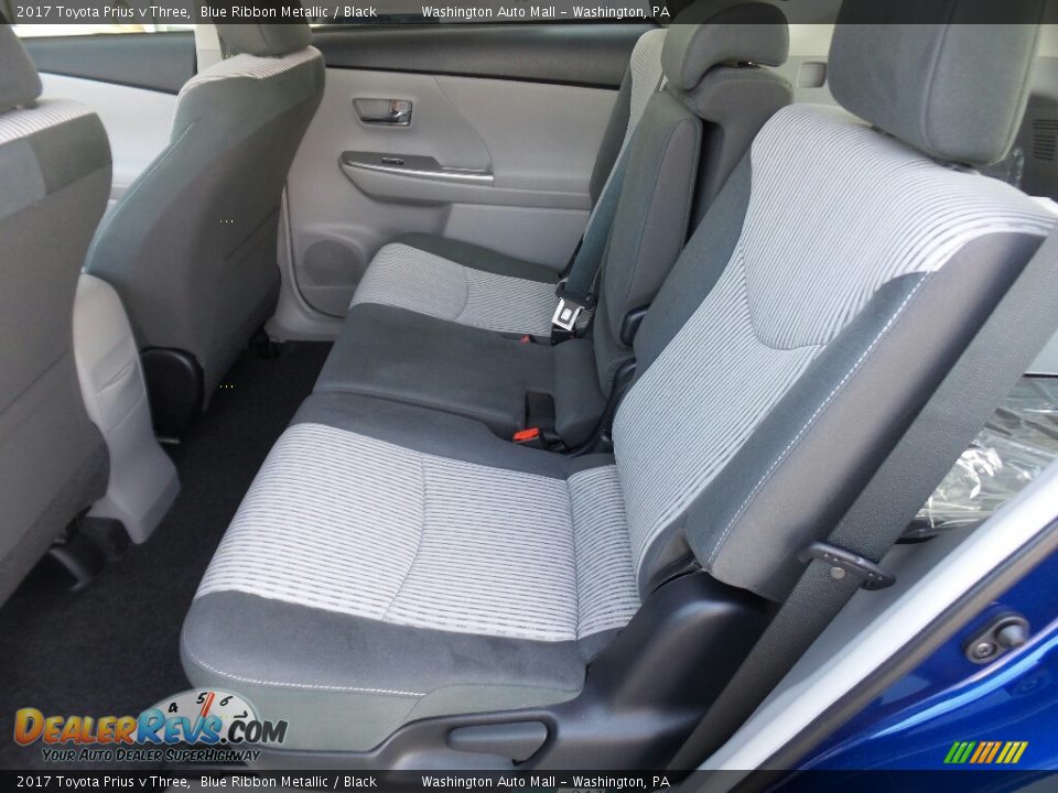 Rear Seat of 2017 Toyota Prius v Three Photo #10