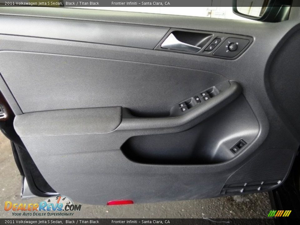 2011 Volkswagen Jetta S Sedan Black / Titan Black Photo #16