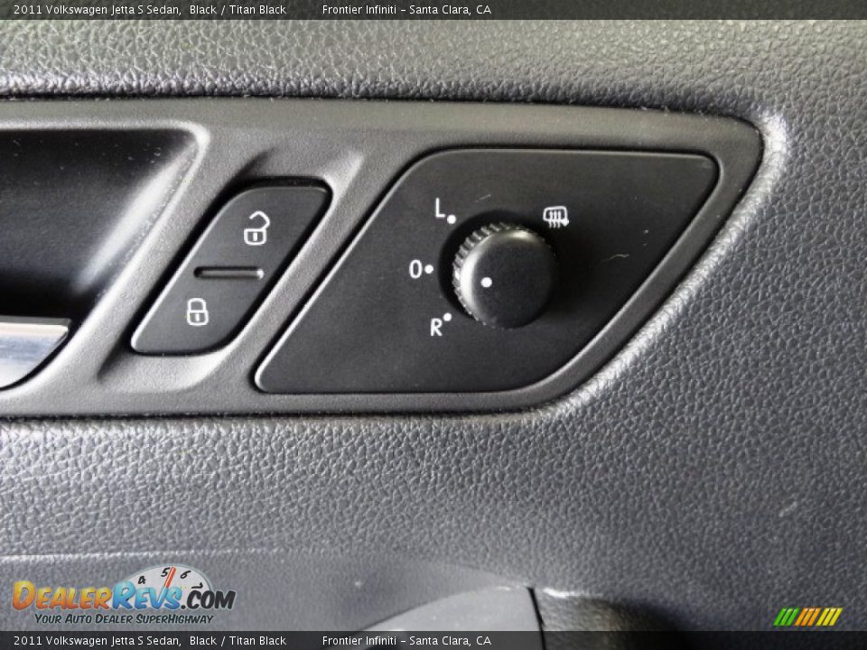 2011 Volkswagen Jetta S Sedan Black / Titan Black Photo #17
