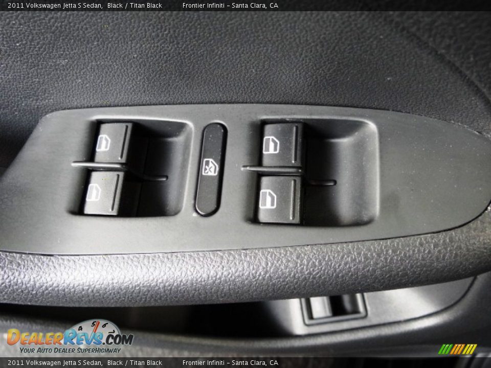 2011 Volkswagen Jetta S Sedan Black / Titan Black Photo #18