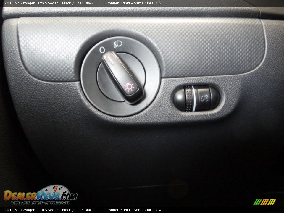 2011 Volkswagen Jetta S Sedan Black / Titan Black Photo #19