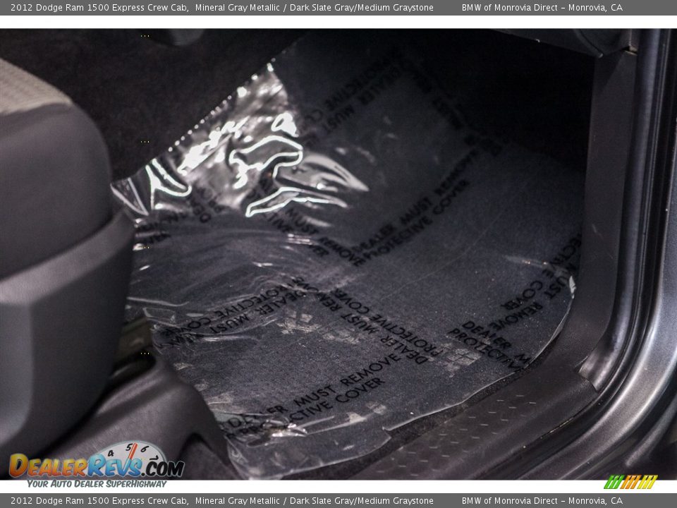 2012 Dodge Ram 1500 Express Crew Cab Mineral Gray Metallic / Dark Slate Gray/Medium Graystone Photo #23