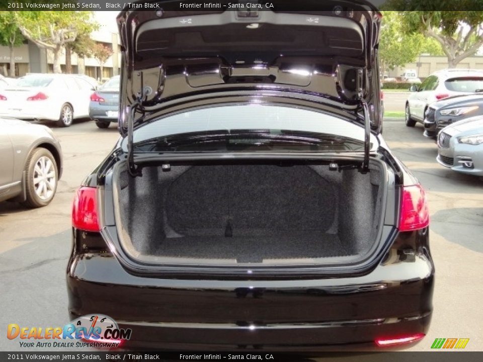 2011 Volkswagen Jetta S Sedan Black / Titan Black Photo #23