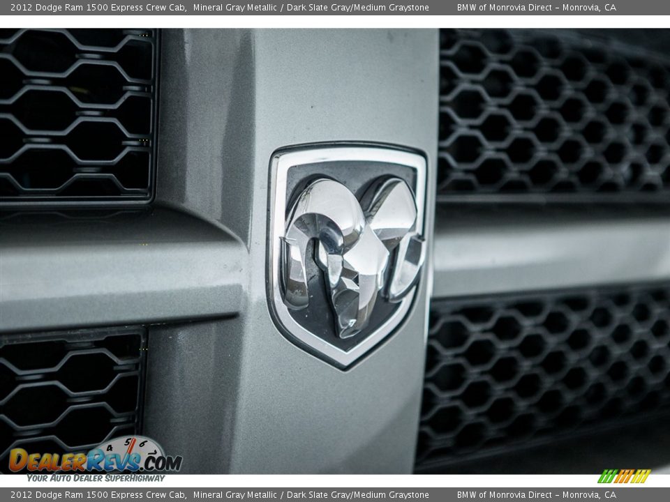 2012 Dodge Ram 1500 Express Crew Cab Mineral Gray Metallic / Dark Slate Gray/Medium Graystone Photo #27