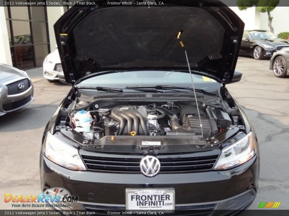 2011 Volkswagen Jetta S Sedan Black / Titan Black Photo #25