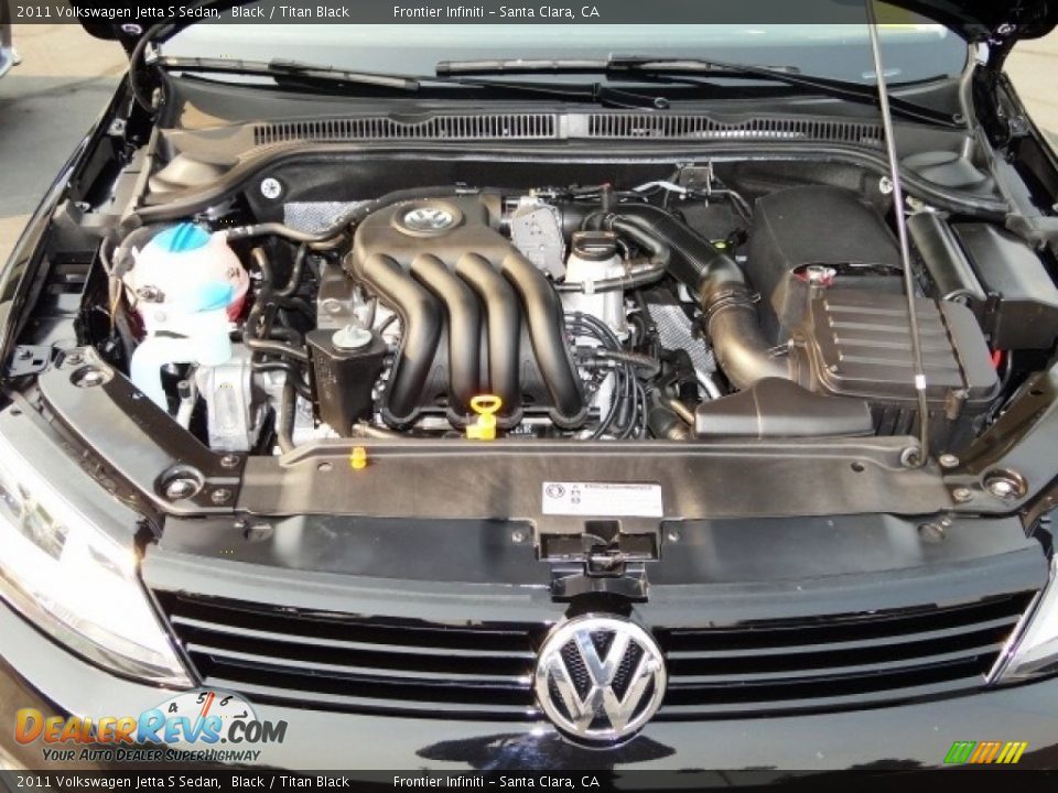 2011 Volkswagen Jetta S Sedan Black / Titan Black Photo #26