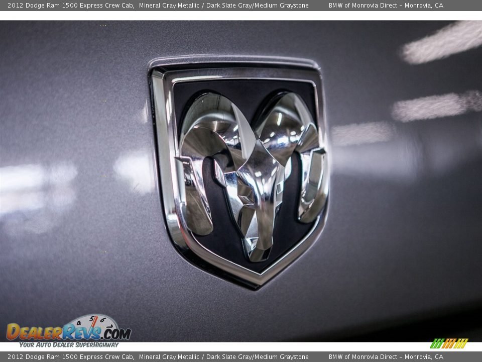 2012 Dodge Ram 1500 Express Crew Cab Mineral Gray Metallic / Dark Slate Gray/Medium Graystone Photo #29