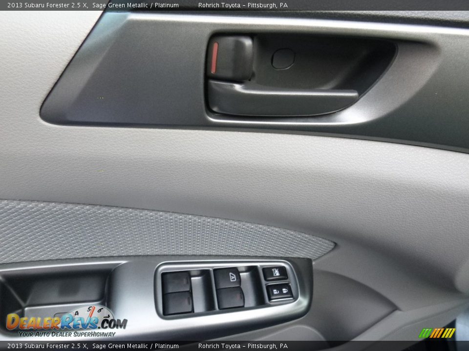 2013 Subaru Forester 2.5 X Sage Green Metallic / Platinum Photo #16