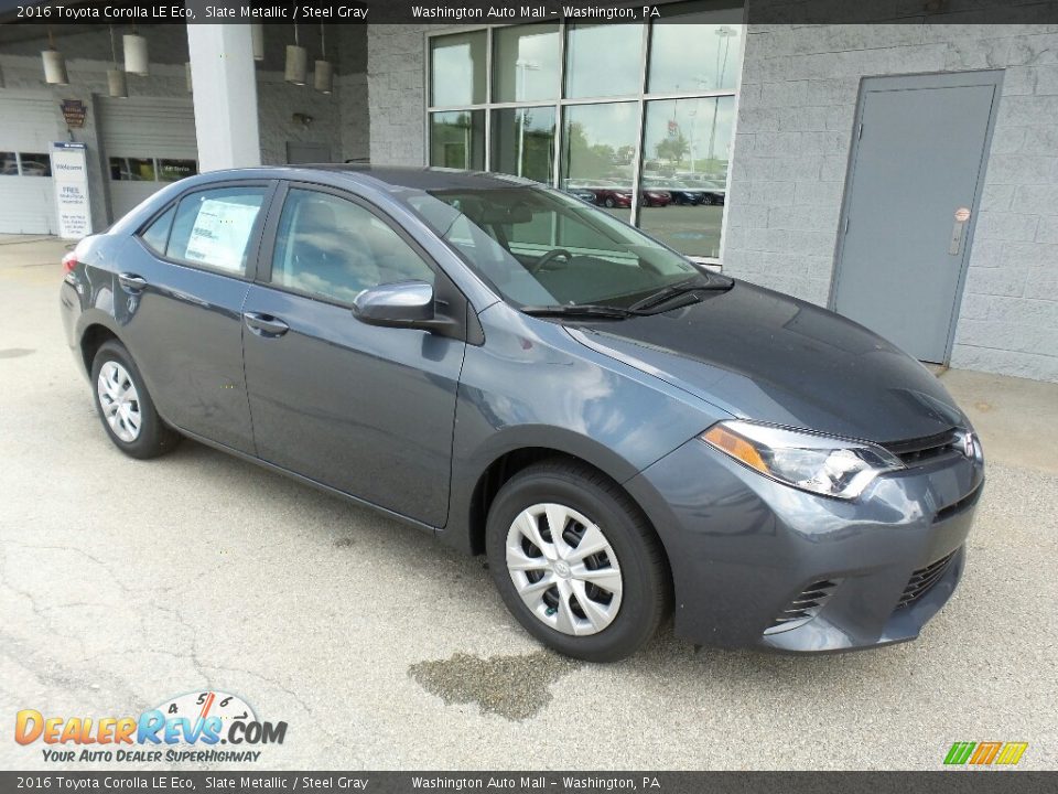 2016 Toyota Corolla LE Eco Slate Metallic / Steel Gray Photo #1