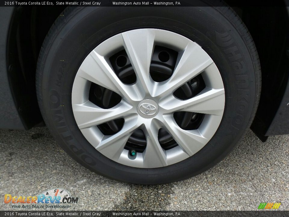 2016 Toyota Corolla LE Eco Slate Metallic / Steel Gray Photo #4