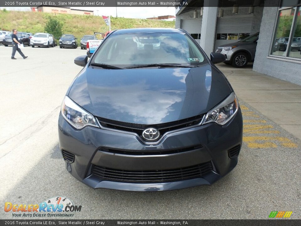 2016 Toyota Corolla LE Eco Slate Metallic / Steel Gray Photo #5