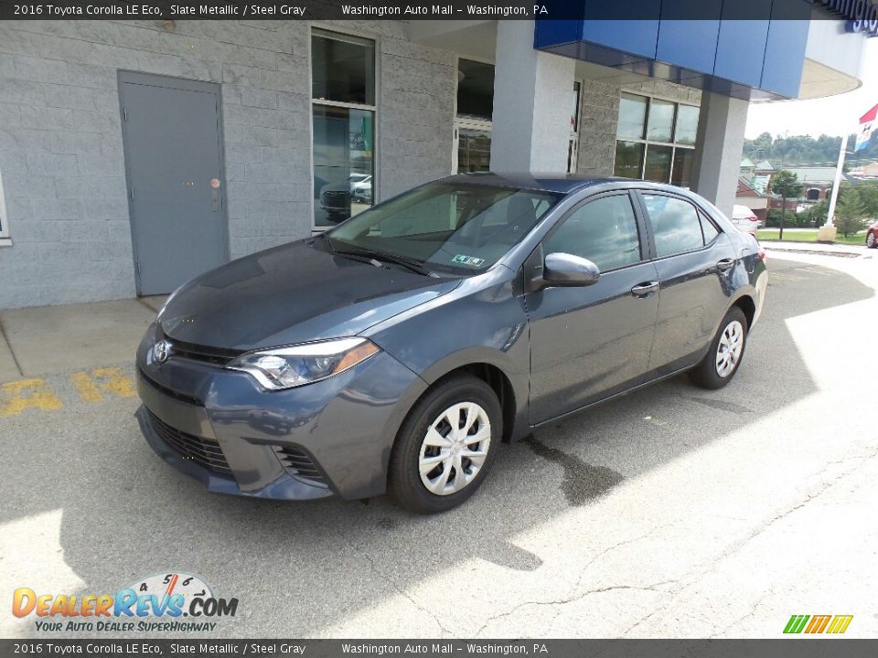 2016 Toyota Corolla LE Eco Slate Metallic / Steel Gray Photo #7