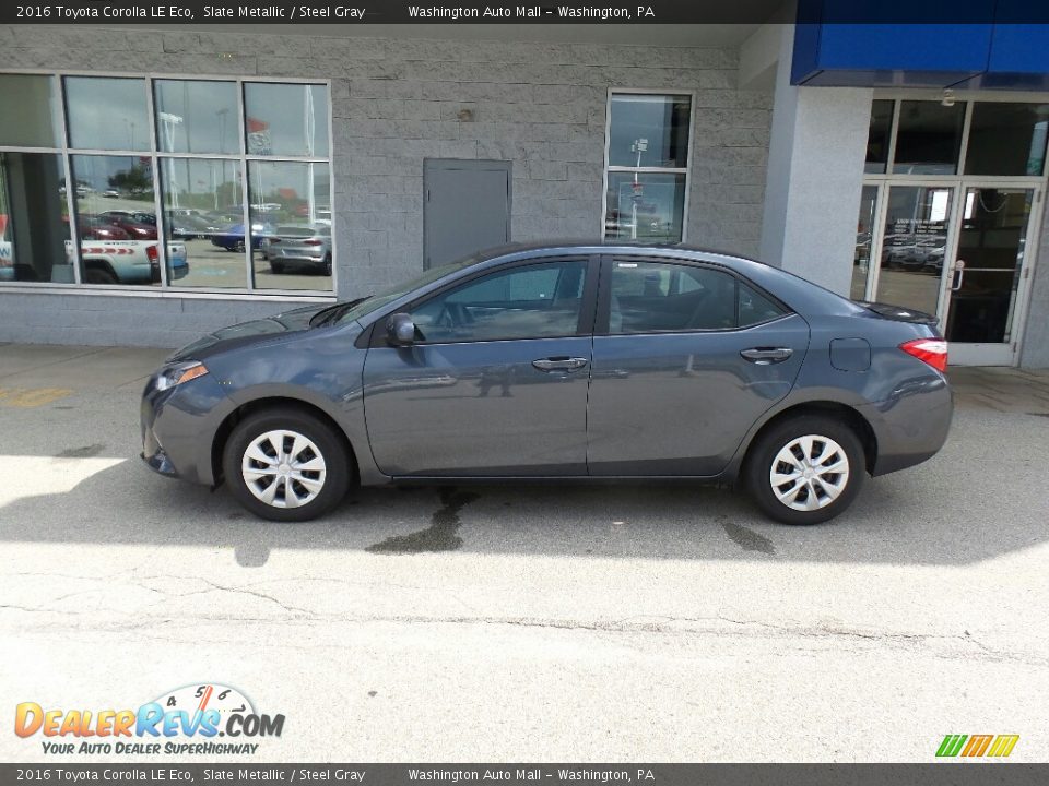 2016 Toyota Corolla LE Eco Slate Metallic / Steel Gray Photo #8