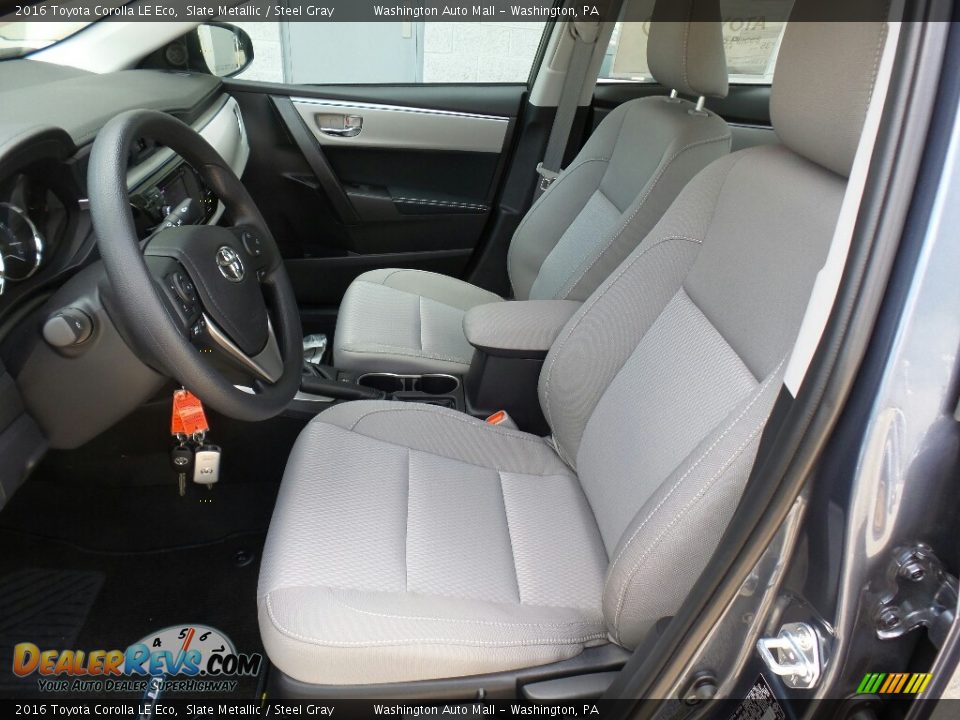 Front Seat of 2016 Toyota Corolla LE Eco Photo #11