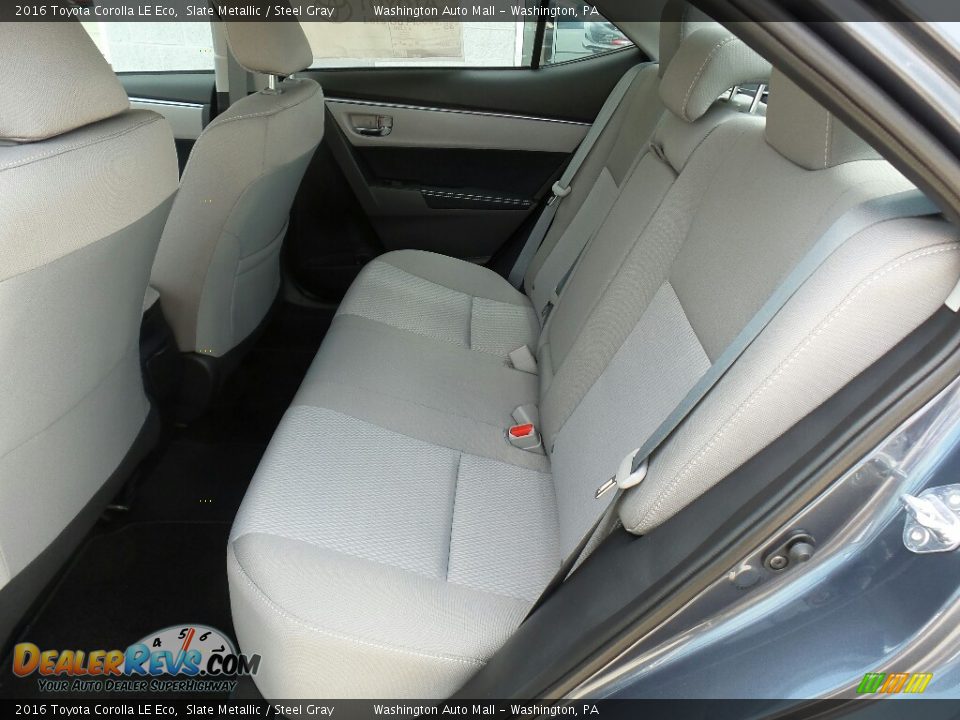2016 Toyota Corolla LE Eco Slate Metallic / Steel Gray Photo #12