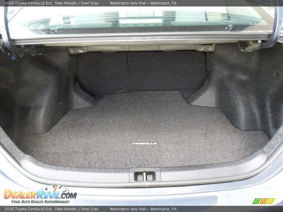 2016 Toyota Corolla LE Eco Slate Metallic / Steel Gray Photo #13