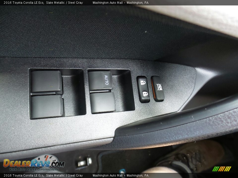 2016 Toyota Corolla LE Eco Slate Metallic / Steel Gray Photo #15