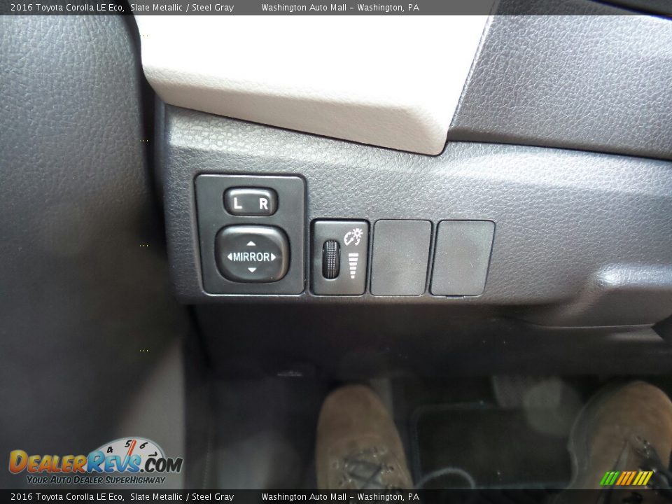 2016 Toyota Corolla LE Eco Slate Metallic / Steel Gray Photo #16