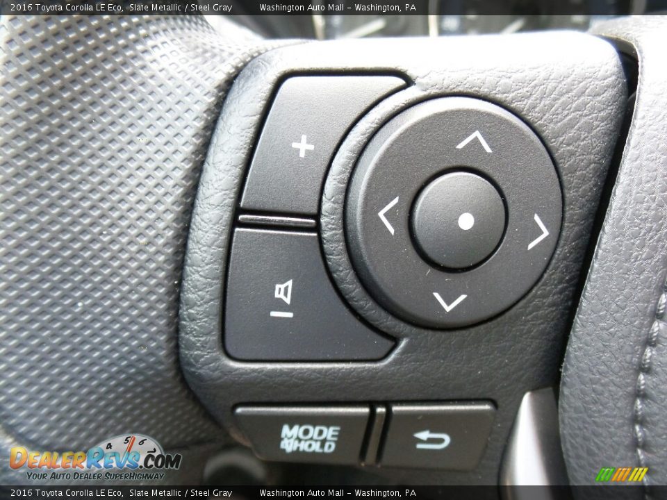 2016 Toyota Corolla LE Eco Slate Metallic / Steel Gray Photo #18