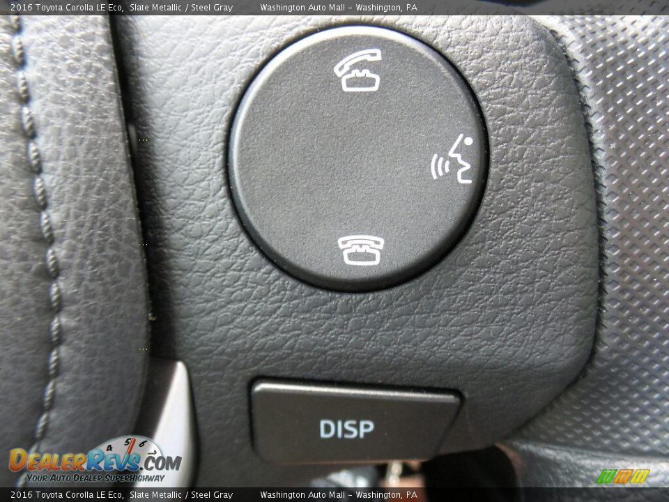 2016 Toyota Corolla LE Eco Slate Metallic / Steel Gray Photo #19