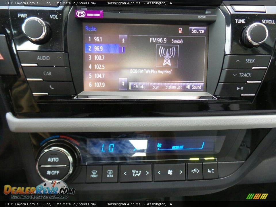 2016 Toyota Corolla LE Eco Slate Metallic / Steel Gray Photo #20