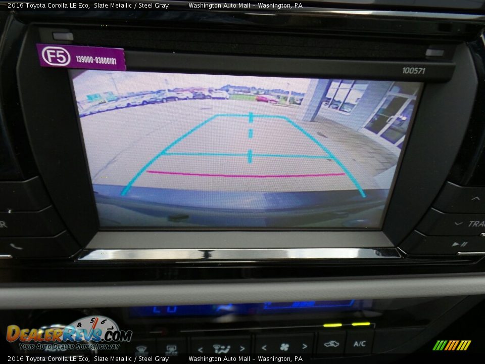 2016 Toyota Corolla LE Eco Slate Metallic / Steel Gray Photo #23