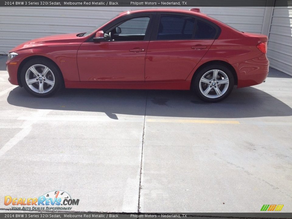 2014 BMW 3 Series 320i Sedan Melbourne Red Metallic / Black Photo #3