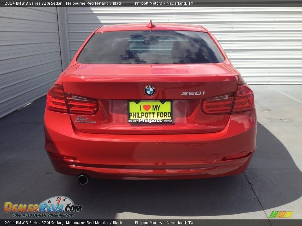 2014 BMW 3 Series 320i Sedan Melbourne Red Metallic / Black Photo #10
