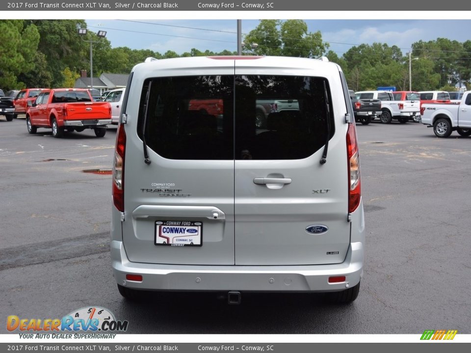 2017 Ford Transit Connect XLT Van Silver / Charcoal Black Photo #4