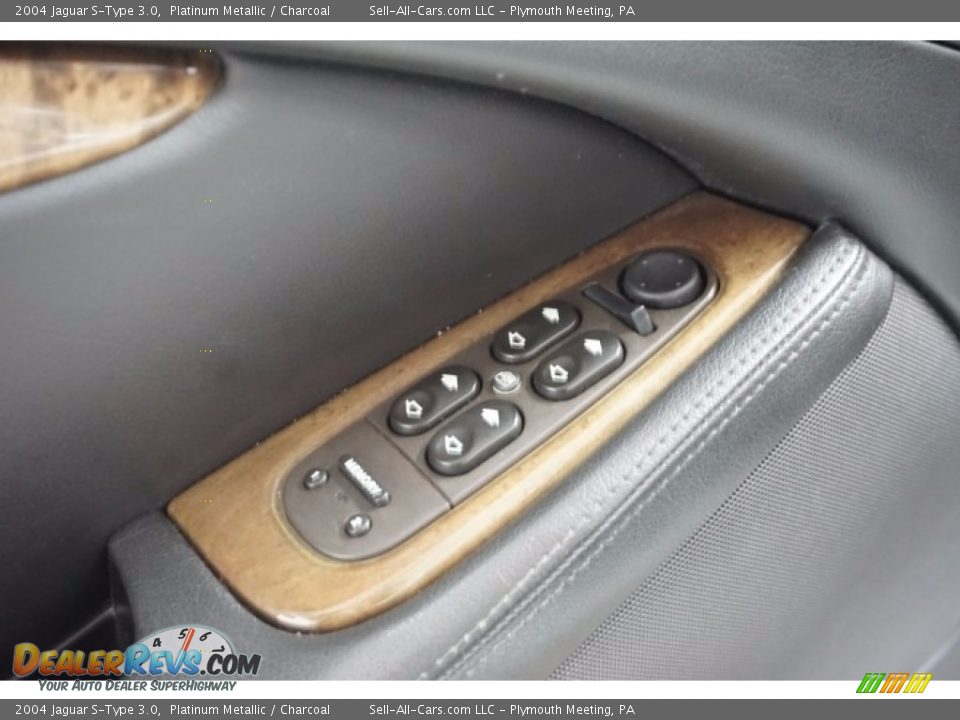 2004 Jaguar S-Type 3.0 Platinum Metallic / Charcoal Photo #13
