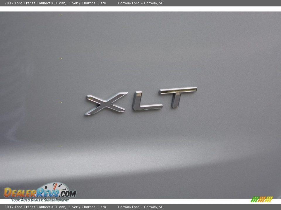 2017 Ford Transit Connect XLT Van Silver / Charcoal Black Photo #6