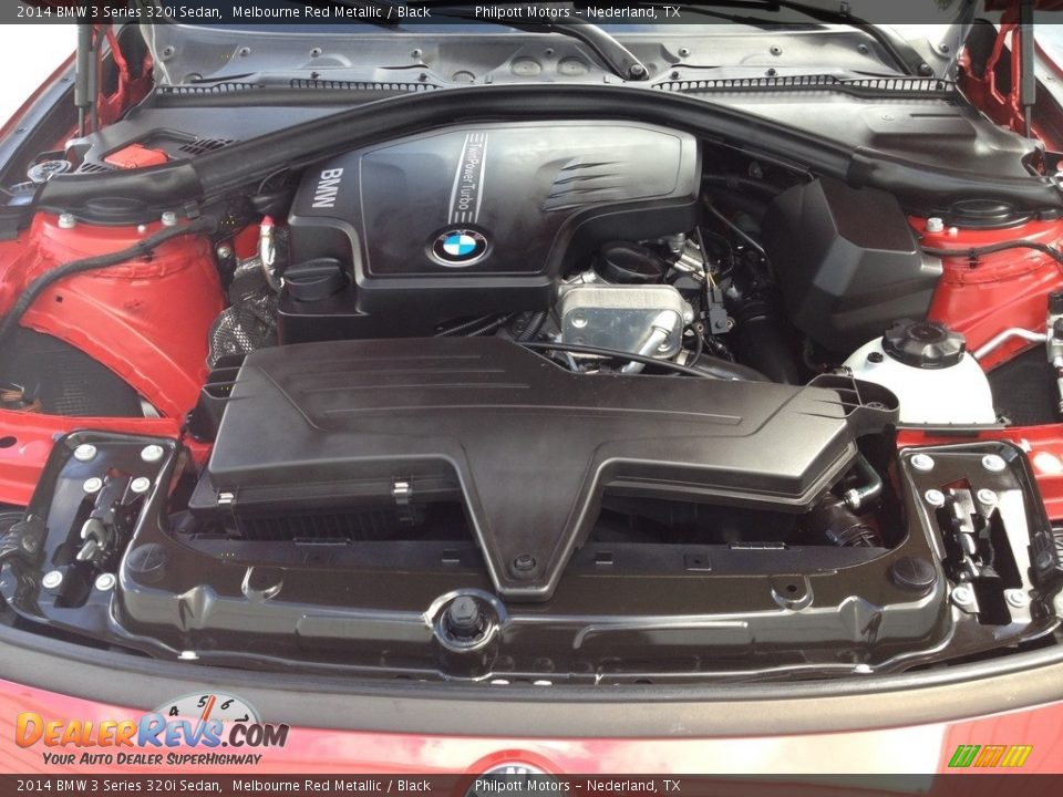 2014 BMW 3 Series 320i Sedan Melbourne Red Metallic / Black Photo #18