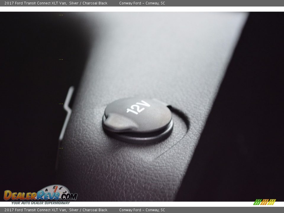 2017 Ford Transit Connect XLT Van Silver / Charcoal Black Photo #9