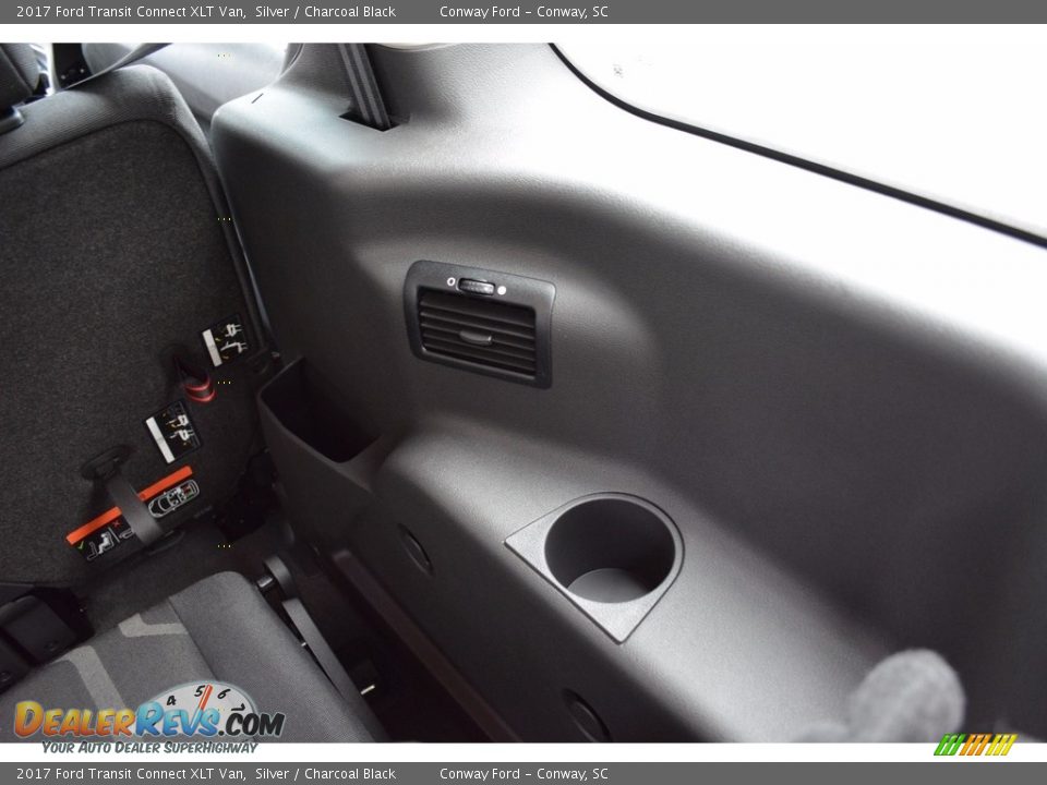 2017 Ford Transit Connect XLT Van Silver / Charcoal Black Photo #10