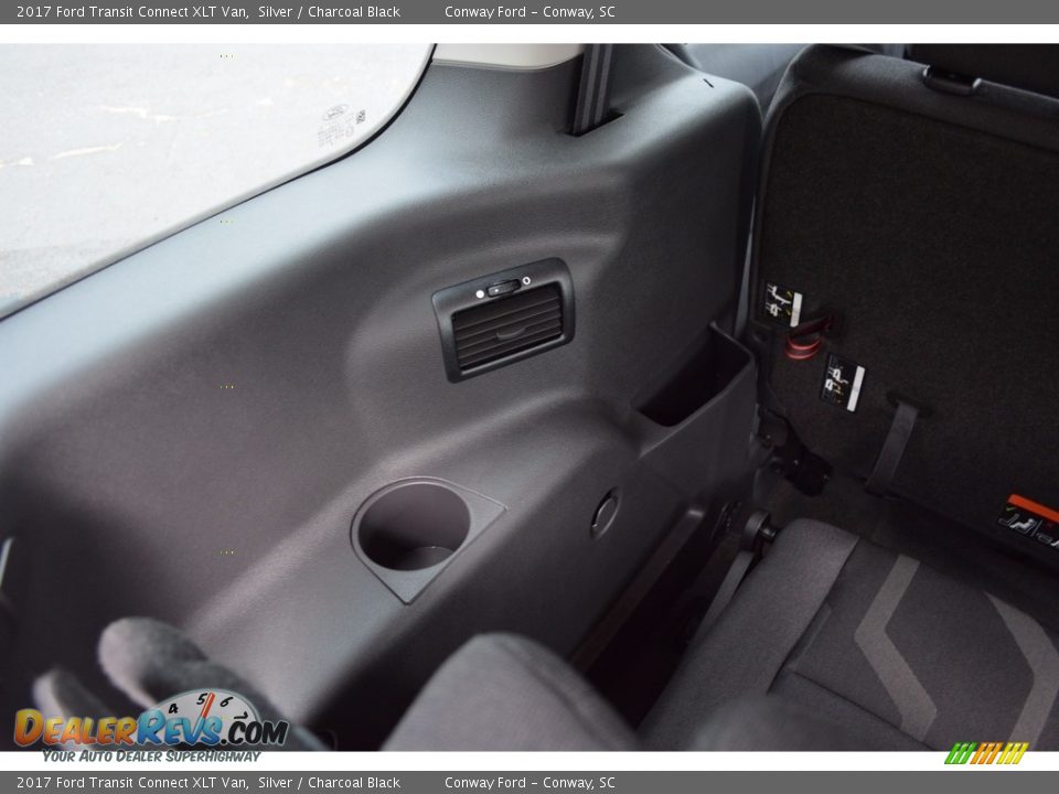 2017 Ford Transit Connect XLT Van Silver / Charcoal Black Photo #11