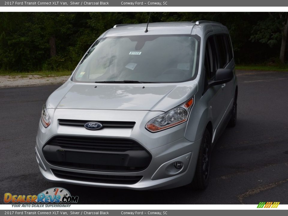 2017 Ford Transit Connect XLT Van Silver / Charcoal Black Photo #16
