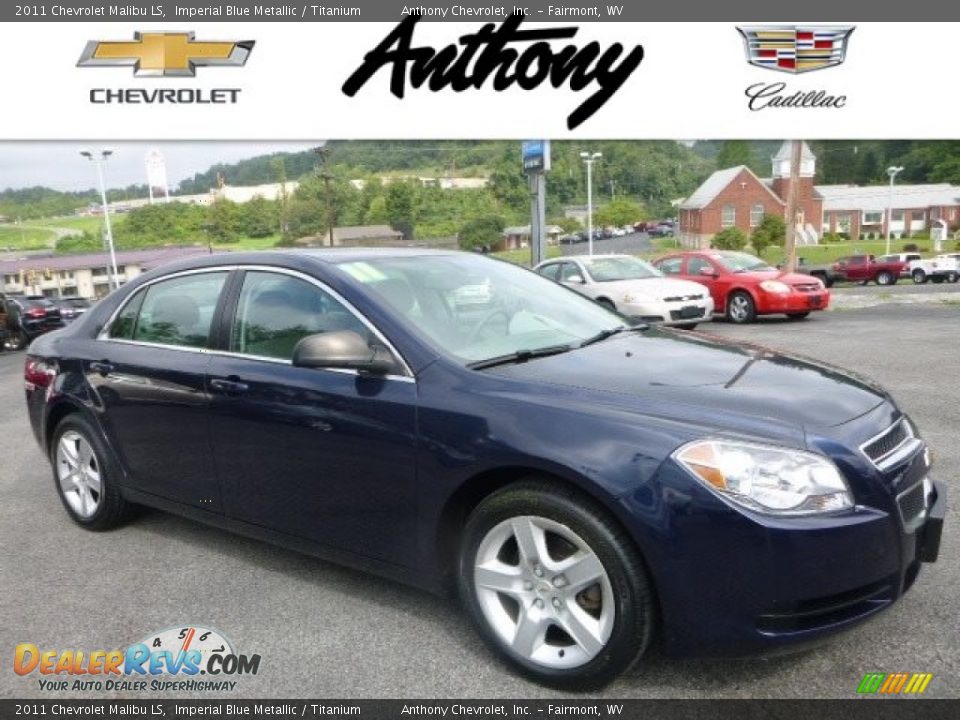 2011 Chevrolet Malibu LS Imperial Blue Metallic / Titanium Photo #1
