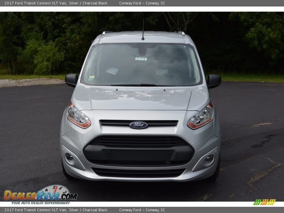 2017 Ford Transit Connect XLT Van Silver / Charcoal Black Photo #17