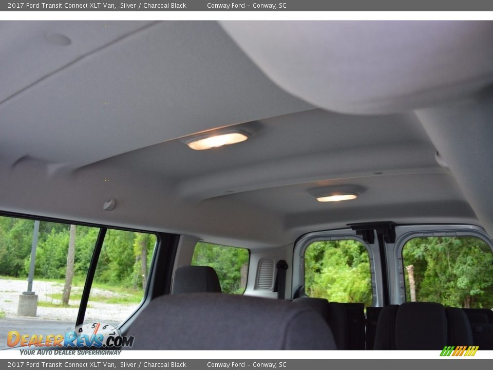 2017 Ford Transit Connect XLT Van Silver / Charcoal Black Photo #20