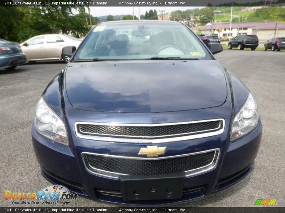 2011 Chevrolet Malibu LS Imperial Blue Metallic / Titanium Photo #12