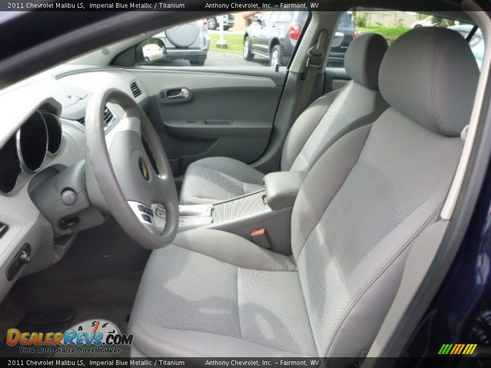 2011 Chevrolet Malibu LS Imperial Blue Metallic / Titanium Photo #13