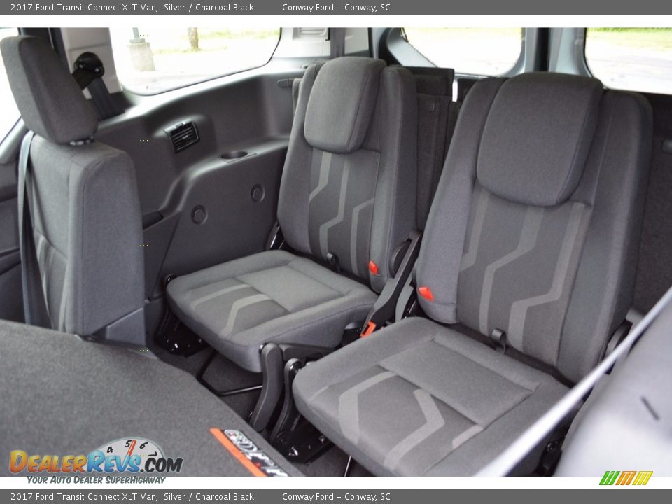 Rear Seat of 2017 Ford Transit Connect XLT Van Photo #28