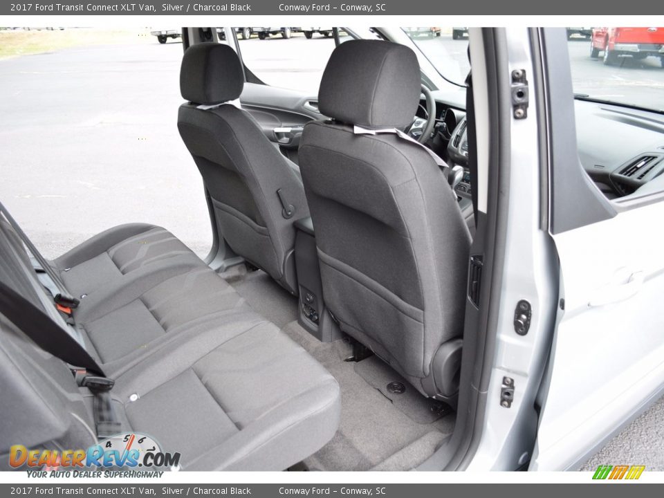 2017 Ford Transit Connect XLT Van Silver / Charcoal Black Photo #29