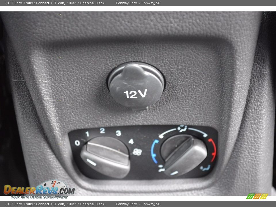 2017 Ford Transit Connect XLT Van Silver / Charcoal Black Photo #31